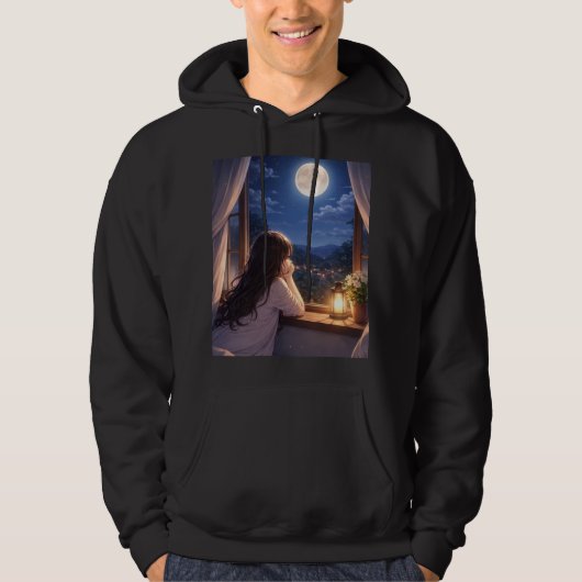 Veste À Capuche Une Conversation Silencieuse avec le Ciel (Devant)