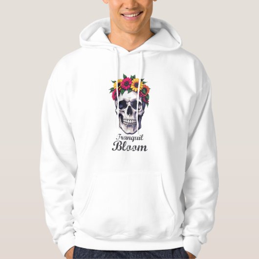 Veste À Capuche Une floraison paisible (Devant)