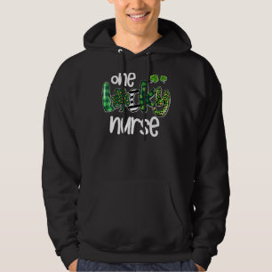 Veste À Capuche Une infirmière chanceuse St Patrick S Day Irlandai