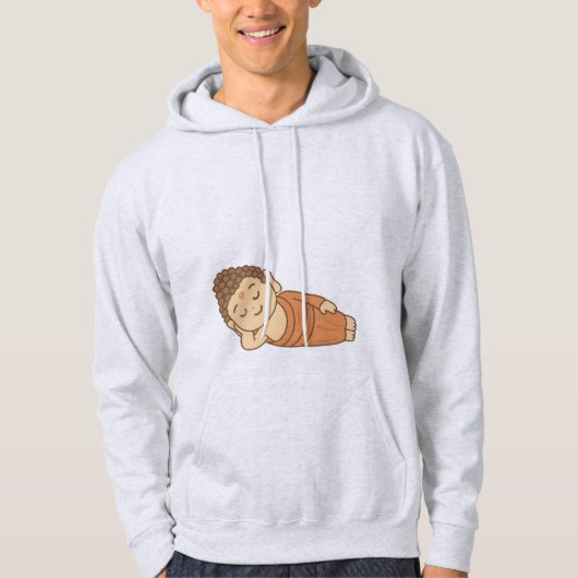 Veste À Capuche Une statue de Nirvana allongée sur une poche (Devant)