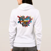 Veste À Capuche "Une unité sincère dans la couleur" (Dos)