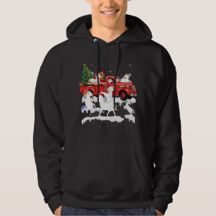 Veste À Capuche Unicorn équitation Camion Rouge Joyeux Noël Noël X
