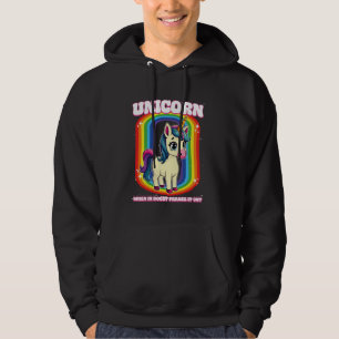 Veste À Capuche Unicorn Quand En Doute Prance It Out Unicorn