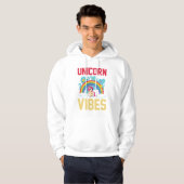 Veste À Capuche Unicorn vibes (Devant entier)