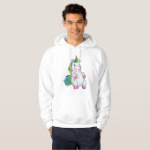 Veste À Capuche Unicorne avec gros ventre (Devant entier)