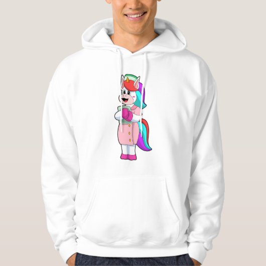 Veste À Capuche Unicorne comme infirmière (Devant)