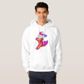 Veste À Capuche Unicorne en cours d'exécution (Devant entier)