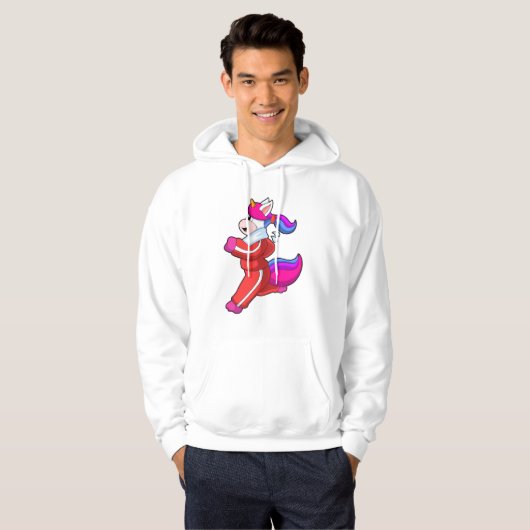 Veste À Capuche Unicorne en cours d'exécution (Devant entier)