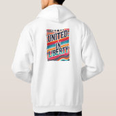 Veste À Capuche Unis dans la liberté (Dos)
