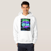 VESTE À CAPUCHE UNIVERS UFO ET PLANÈTE (Devant entier)
