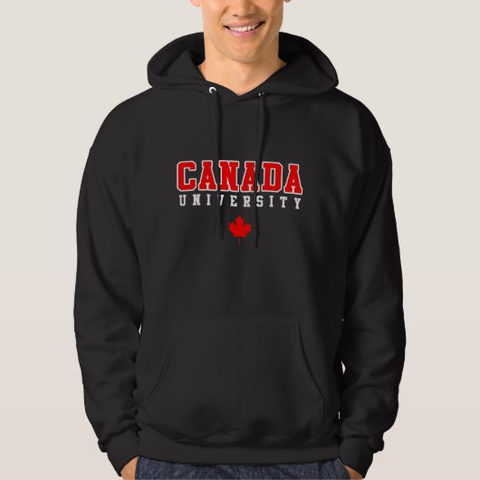 Veste À Capuche Université Canada (Devant)