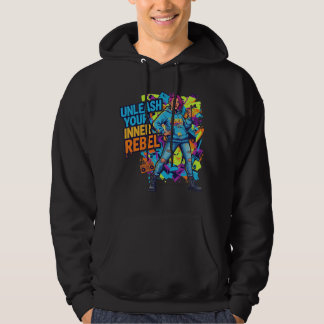 Veste À Capuche Unleash Your Inner Rebel - Hoodie - T-Shirt