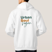 Veste À Capuche Urban Soul Végétalien (Dos)