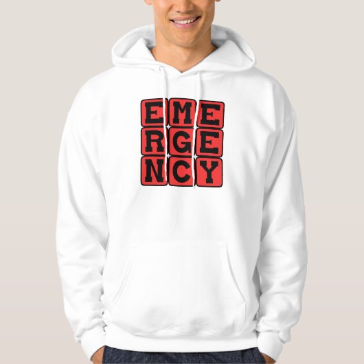 Veste À Capuche Urgence, chaque seconde compte (Devant)