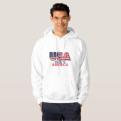 VESTE À CAPUCHE USA (Devant entier)