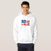 VESTE À CAPUCHE USA (Devant entier)