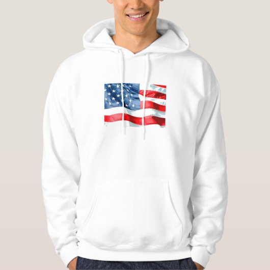 VESTE À CAPUCHE USA (Devant)