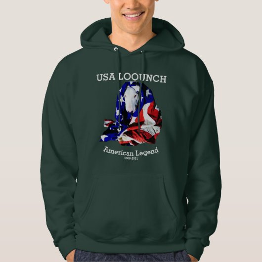 VESTE À CAPUCHE USA LOOUNCH (Devant)