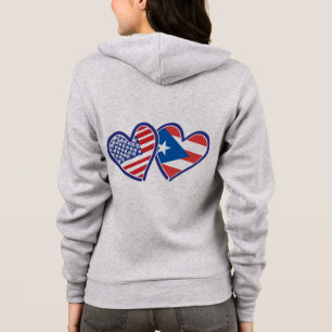 VESTE À CAPUCHE USA-PUERTO-RICO