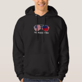 Veste À Capuche Usa Samoa Drapeau Lunettes de soleil Samoans Améri (Devant)