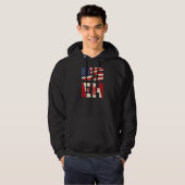 Veste À Capuche Useh Canada Fête de l'érable Pays Feuille d'érable (Devant entier)