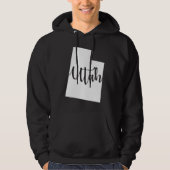 Veste À Capuche Utah Utahn UT State Shape (Devant)