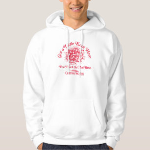 Veste À Capuche Vacances de Noël Donnez un noeud de l'étiquett