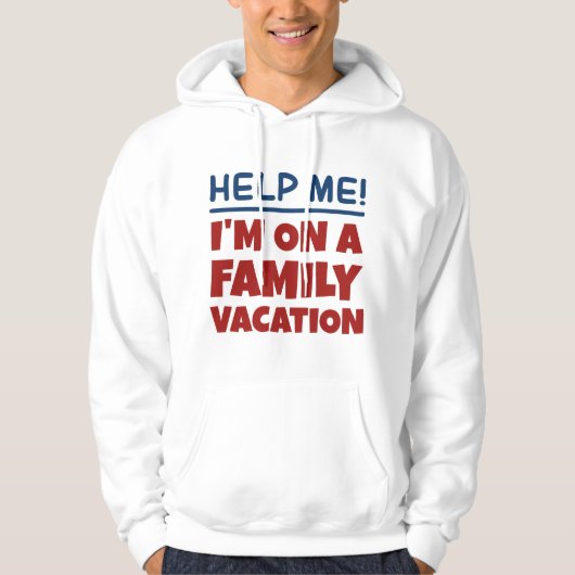 Veste À Capuche Vacances en famille (Devant)
