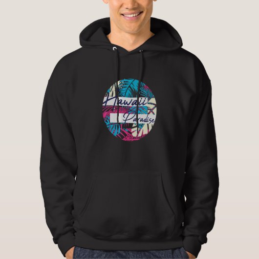 Veste À Capuche Vacances paradisiaques à Hawaï (Devant)