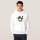 Veste À Capuche Vache avec une fleur (Devant entier)
