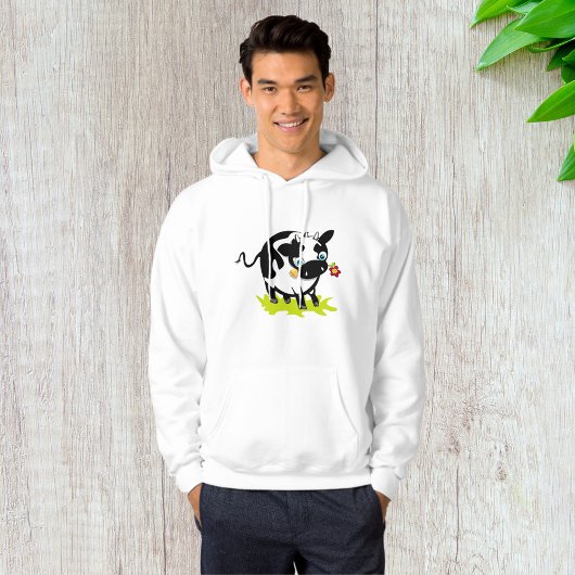 Veste À Capuche Vache avec une fleur