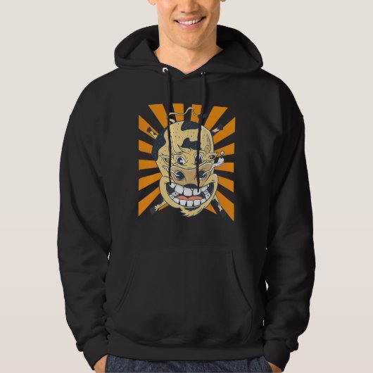 Veste À Capuche Vache en saut (Devant)