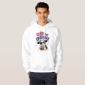 Veste À Capuche Vache mignonne mais instable avec café glacé (Devant entier)