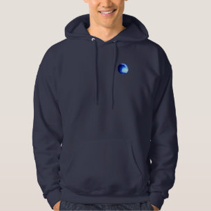 Veste À Capuche Vague bleue de style surf