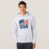 Veste À Capuche Vague d'unité américaine (Devant entier)