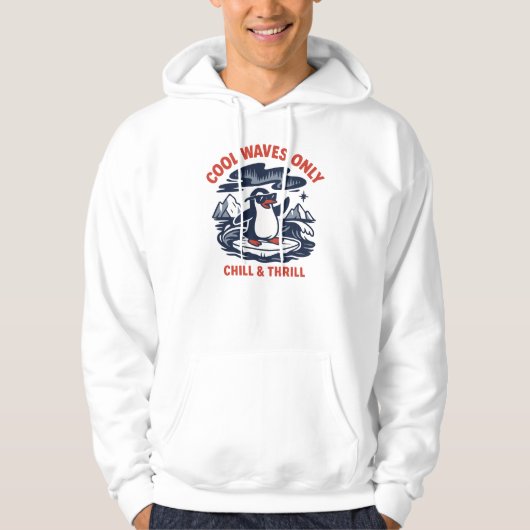 Veste À Capuche Vagues Cool Uniquement (Devant)