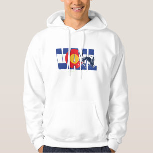 Veste À Capuche Vail Colorado Avec Ski De Neige