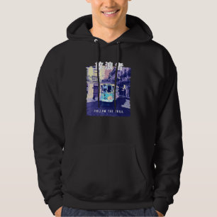 Veste À Capuche Vaporwave Glitch esthétique 80s Retro Lisbonne