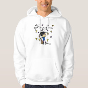 Veste À Capuche Vedette du rock de garçon de cheveux noirs