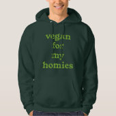 Veste À Capuche Vegan pour mes amis (Devant)