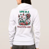 Veste À Capuche Vélo vintage pour femmes (Dos)