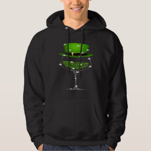 Veste À Capuche Verre Shamrock Jour de la Saint Patrick Pour Femme