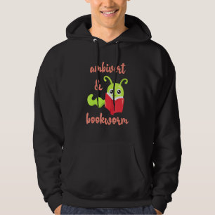 Veste À Capuche Vers de livre Ambivert Livre Lecture 5