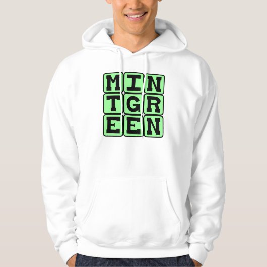 Veste À Capuche Vert menthe, couleur (Devant)