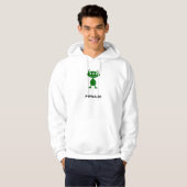 Veste À Capuche Vert oeil triple (Devant entier)