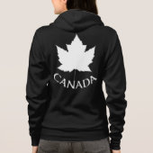 Veste À Capuche Veste de souvenir de drapeau du Canada des femmes (Dos)