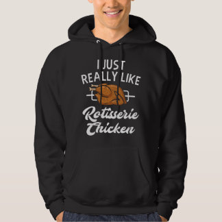 Veste À Capuche Vêtements de poulet à la rotisserie - D'amoureux d
