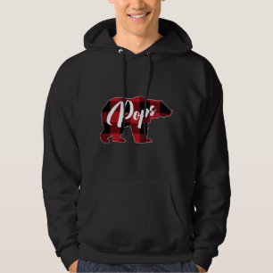 Veste À Capuche Vêtements d'ours de bison rouge amusant, Pyjama de