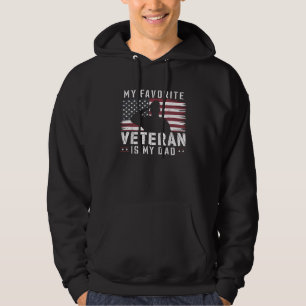 Veste À Capuche Vétérinaire Papa américain Drapeau cadeau pour fil