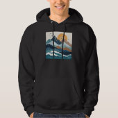 Veste À Capuche Vibe océanique (Devant)